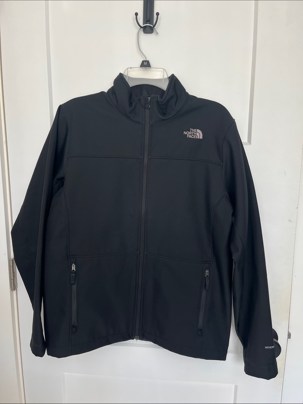 The North Face Boy’s Black Full‑Zip Lightweight Jacket